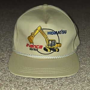 Vintage Komatsu "Avance" Series Embroidered Hat